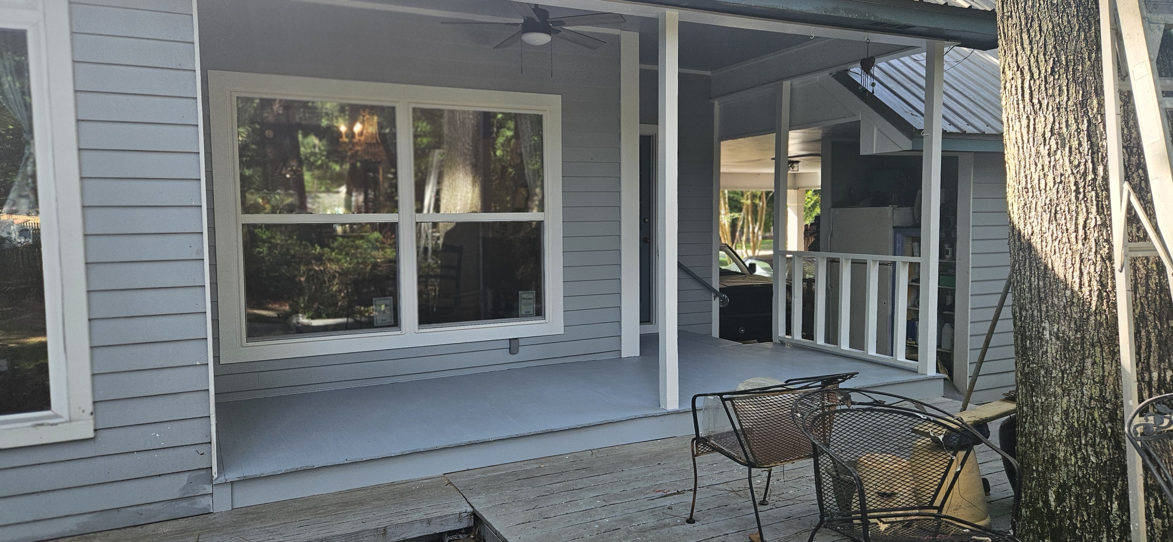 Amazing porch renovation in Mandeville, Louisiana